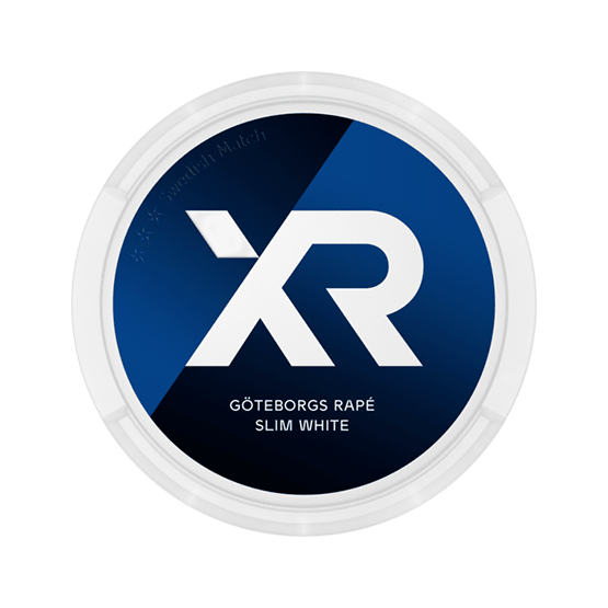 XR Göteborgs Rapé Slim White Portionssnus -10 Pack