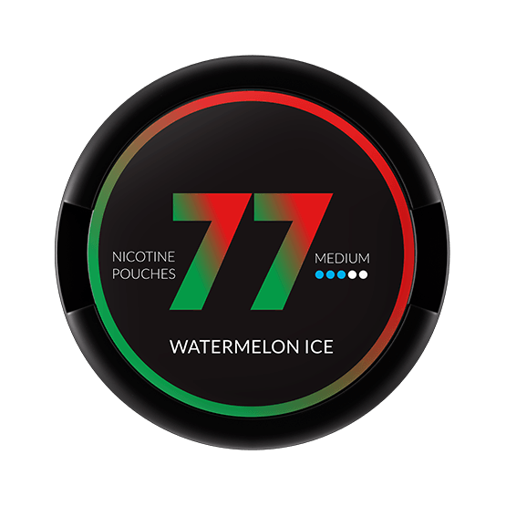 77 Nicotine Pouches Watermelon Ice -10 Pack